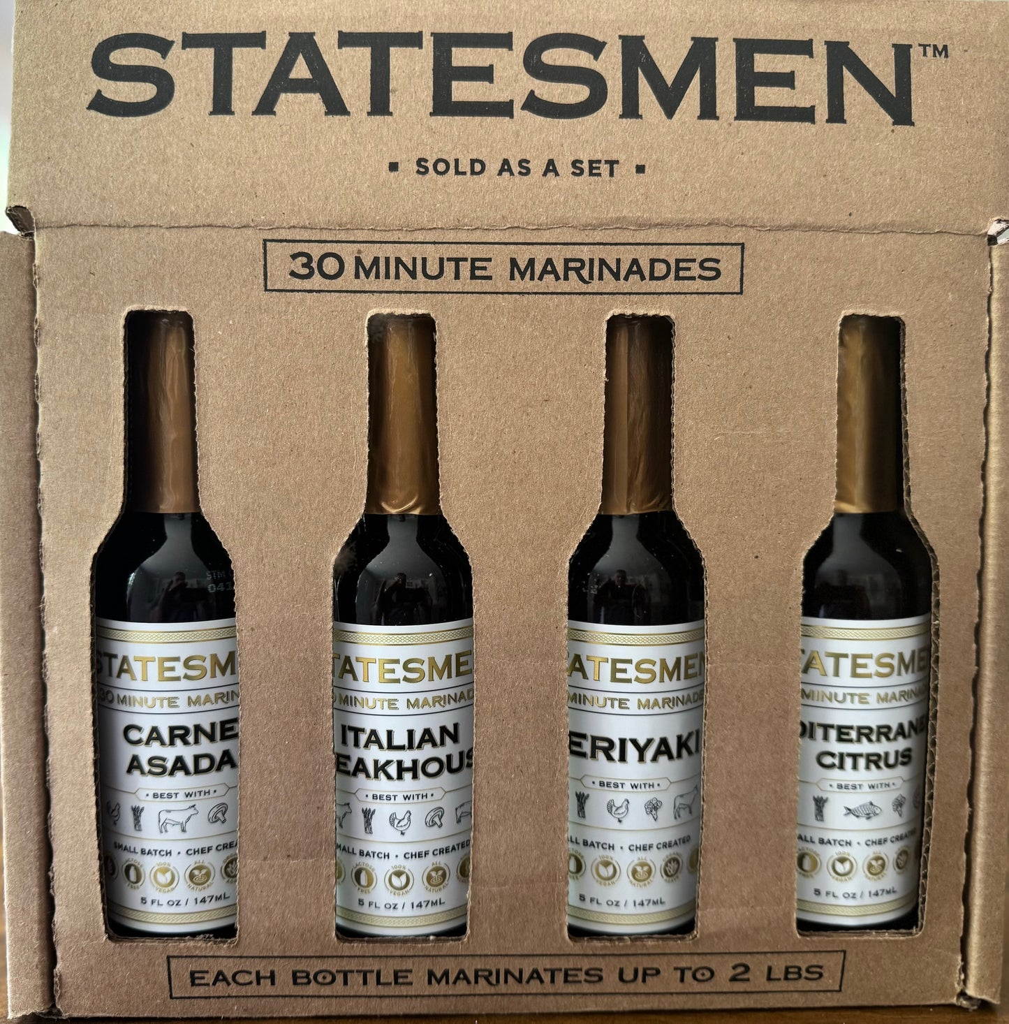 Statesmen 5oz 4 pack sampler/gift set